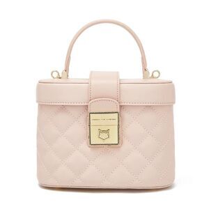 Change for Everyday Top Handle Mini Bucket Handbag Baby Pink